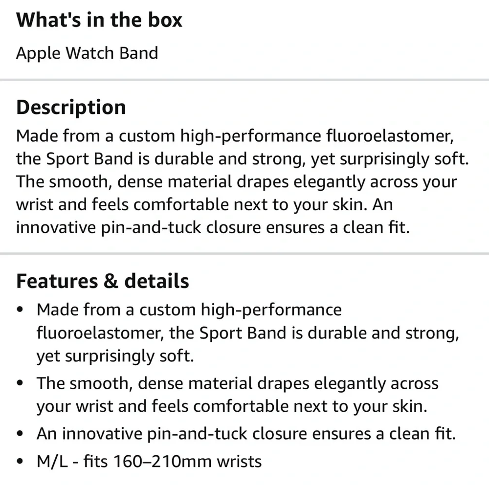 Apple Watch Sport Band - Denim Blue